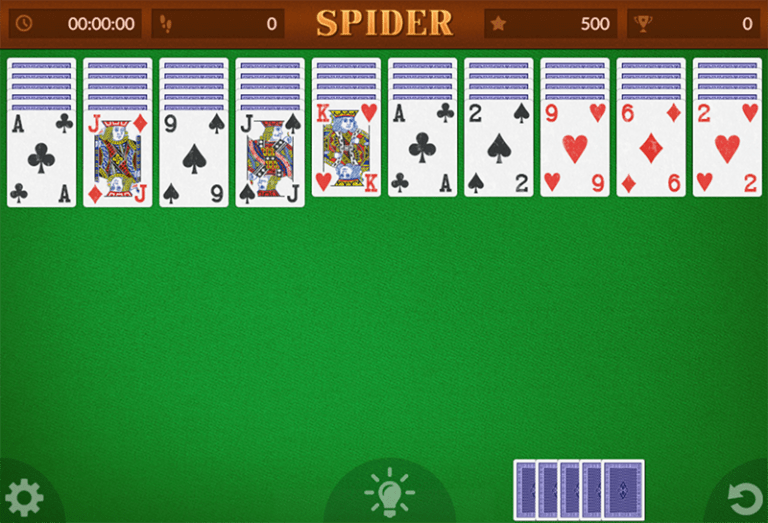 Spider Solitaire spel