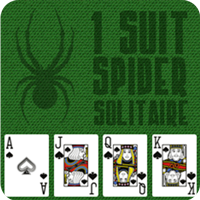 1 suit spider solitaire gameboss