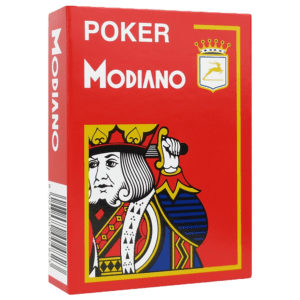 Rode modiano poker speelkaarten