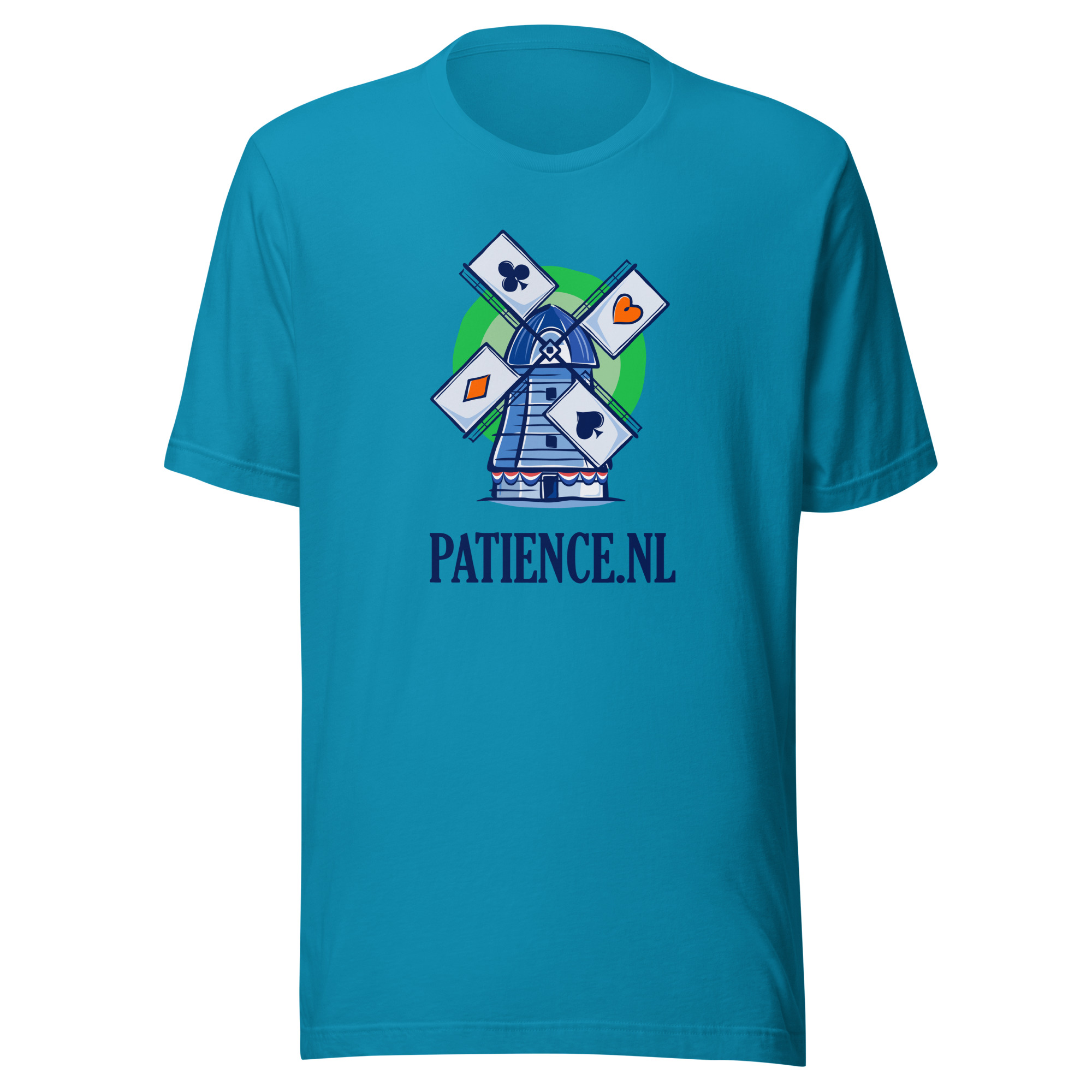 T-shirt Patience.nl Blauwig
