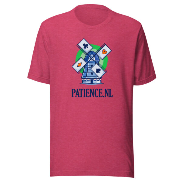 T-shirt Patience.nl Donker Rose