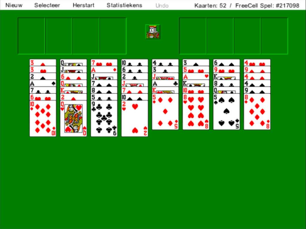 Freecell Windows Layout