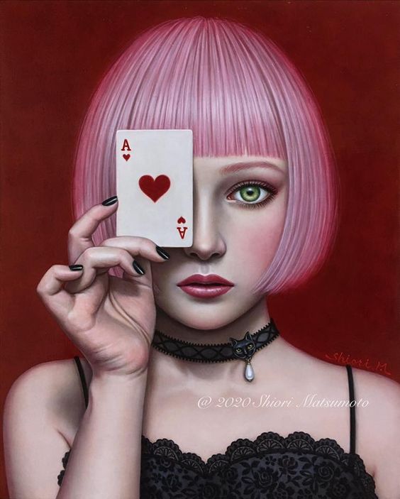 Shiori Matsumoto Painting "Ace of Hearts"
