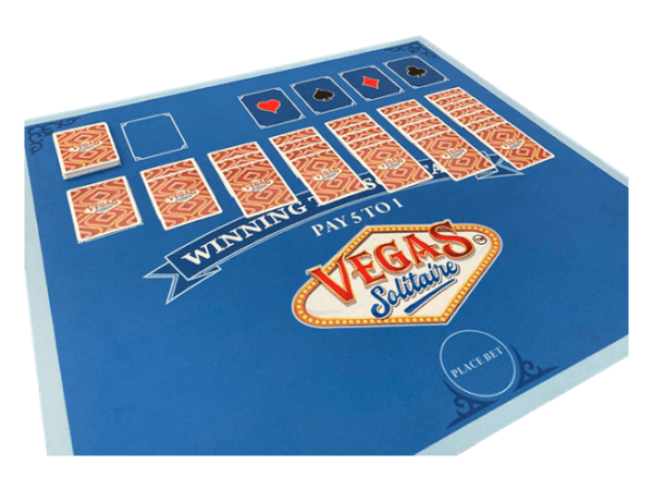 Vegas Solitaire Playmat Blauw