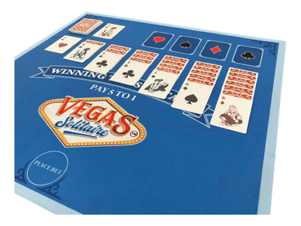 Vegas Solitaire Playmat Blauw